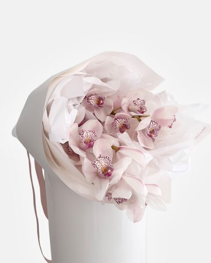shop-florist-online-fresh-flowers-white-cut-cymbidium-stem-orchid-gold-coast