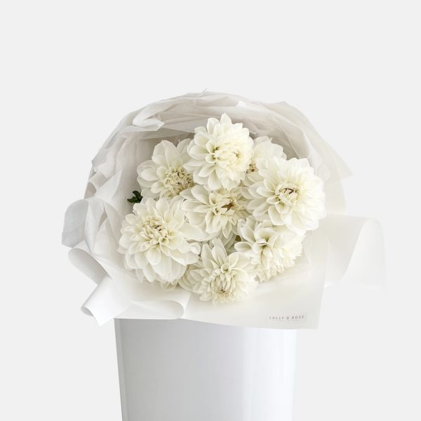 shop-florist-online-fresh-flowers-white-dahlias-en-masse-bouquet-on-the-gold-coast